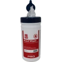 RS PRO Hand Wet Wipes Pack of 80, Wet Antibacterial and Antiviral White Wipes Tub 224-6653