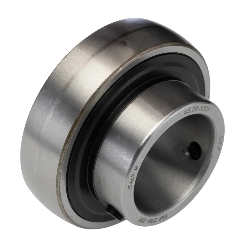 SKF Bearing Unit Insert Stainless Steel 40 mm ID 80 mm OD 49.2 mm Width Limiting Speed 2800rpm YAR 208-2RF