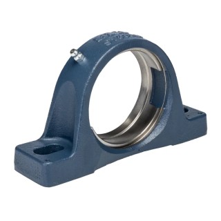SKF Cast Iron Pillow Block Bearing 80 mm Inside Diameter, Cylindrical Bore, Cast Iron Housing SY 508 M