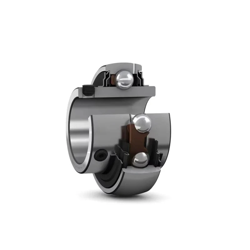 SKF Bearing Unit Insert 70 mm Inside Diameter 125 mm Outside Diameter Steel Material Screw Locking Type YAR 214-2F