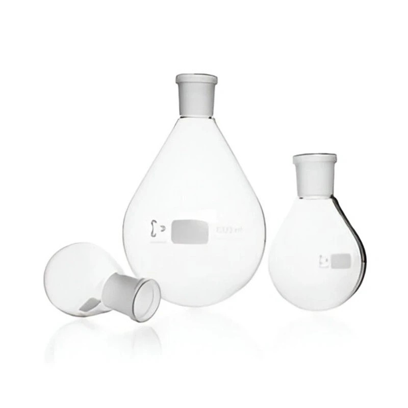  Pear Shape Flasks for Rotary Evaporators With Ground Socket Lab image-2