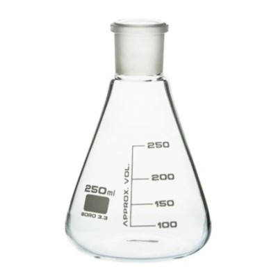 Flask Conical Erlenmeyer With Socket for lab image-1