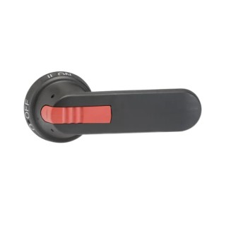 ABB Black Rotary Handle, 175 mm Length, 3 Lock Transfer Switches Accessory 1SCA022615R1810