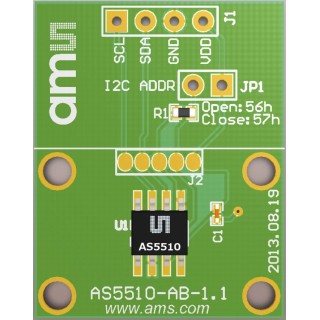 ams OSRAM Position Sensor Adapter Board for AS5510 Linear Encoder AS5510-SO_EK_AB