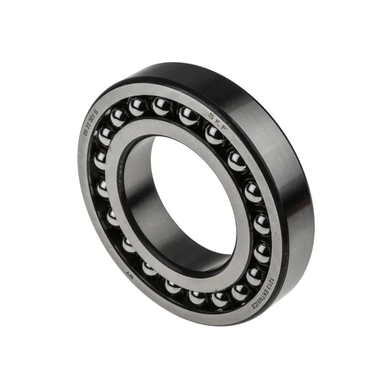 SKF Self-Aligning 2 Row Ball Bearing 65 mm ID x 120 mm OD, 23 mm Race Width, C3 Clearance, Non-Metallic Cage 1213 EKTN9/C3