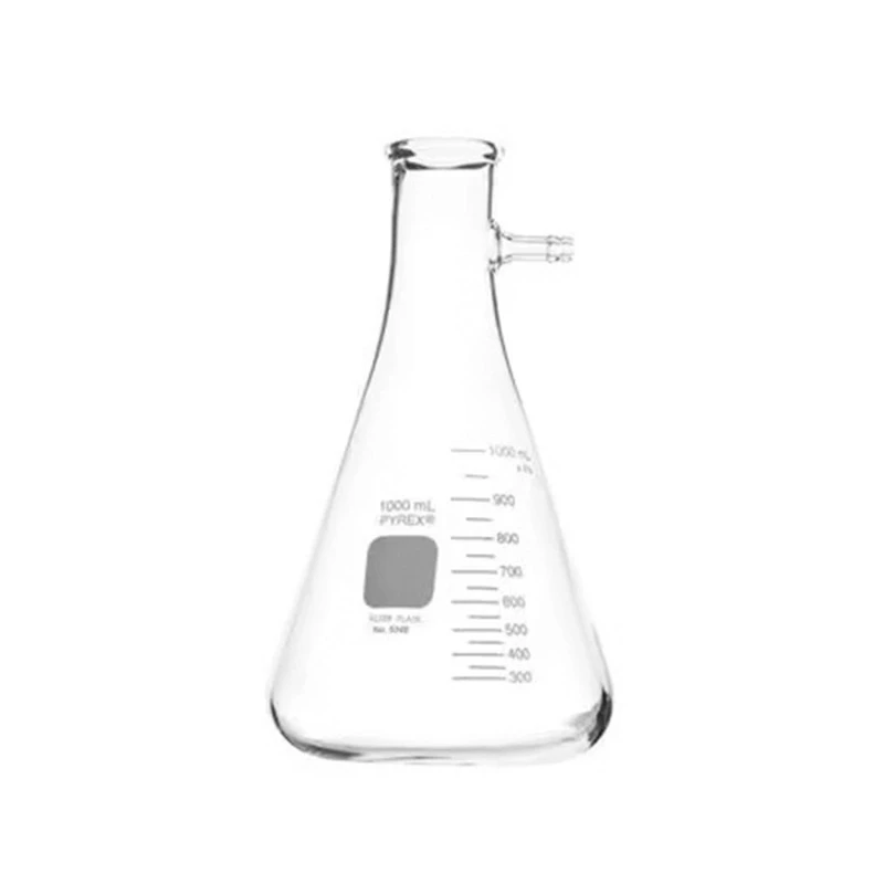  Buchner Filtering Flasks Heavy Wall With Tubulation & Socket Lab image-2