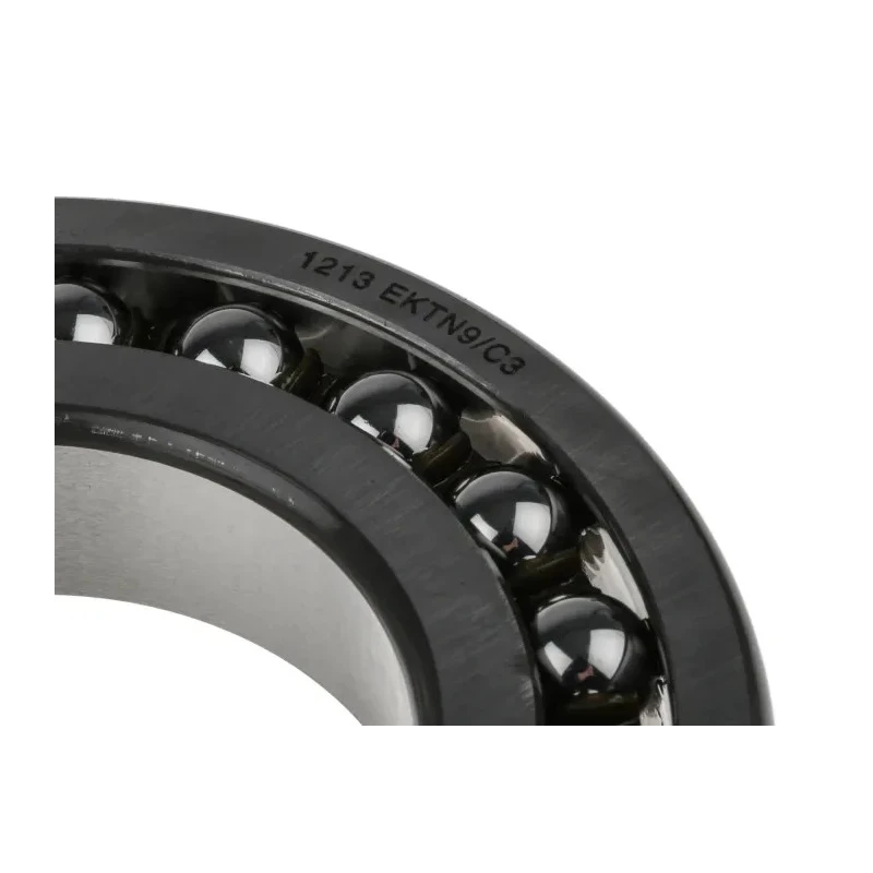 SKF Self-Aligning 2 Row Ball Bearing 65 mm ID x 120 mm OD, 23 mm Race Width, C3 Clearance, Non-Metallic Cage 1213 EKTN9/C3