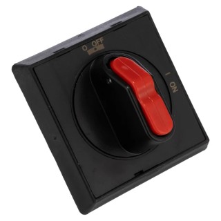 ABB Rotary Handle, 59 mm Length, Black Handle Knob, OHB Series 1SCA110123R1001 OHBS2PJE20