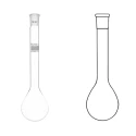 Flasks Kjeldahl With Socket for lab image-1
