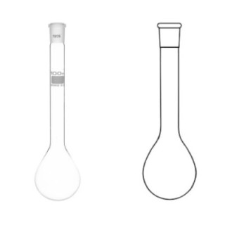Flasks Kjeldahl With Socket for lab image-1
