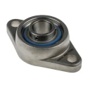 SKF Oval Flanged Ball Bearing Unit Stainless Steel 25 mm Inside Diameter 7.8 kN Static Load 11.9 kN Dynamic F2BSS 25M-YTPSS