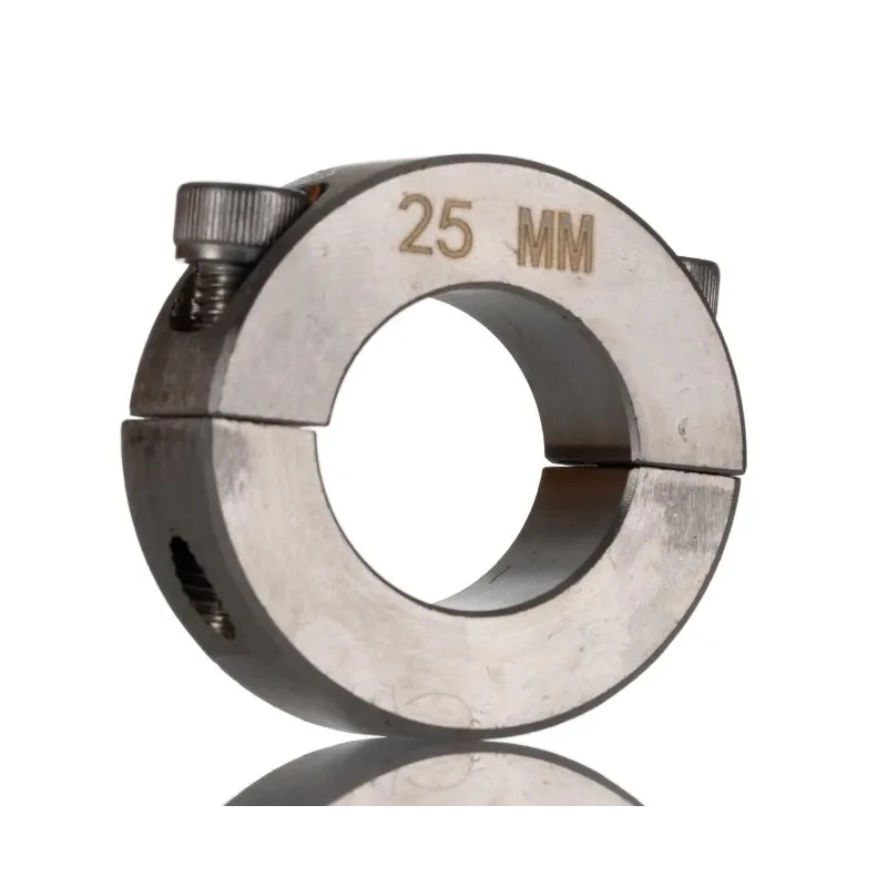 RS PRO Stainless Steel Two Piece Double Wide Shaft Collar Clamp Screw OD 45 mm W 15mm 234-6965