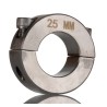 RS PRO Stainless Steel Two Piece Double Wide Shaft Collar Clamp Screw OD 45 mm W 15mm 234-6965