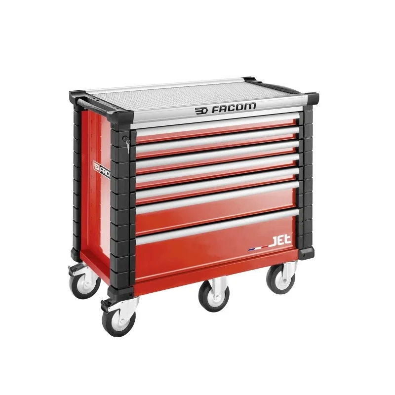 Facom 7 Drawer Wheeled Roller Cabinet Tool Chest 1.19m Length 575mm Width 1.04m Height JET.7M5APF