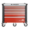 Facom 7 Drawer Wheeled Roller Cabinet Tool Chest 1.19m Length 575mm Width 1.04m Height JET.7M5APF