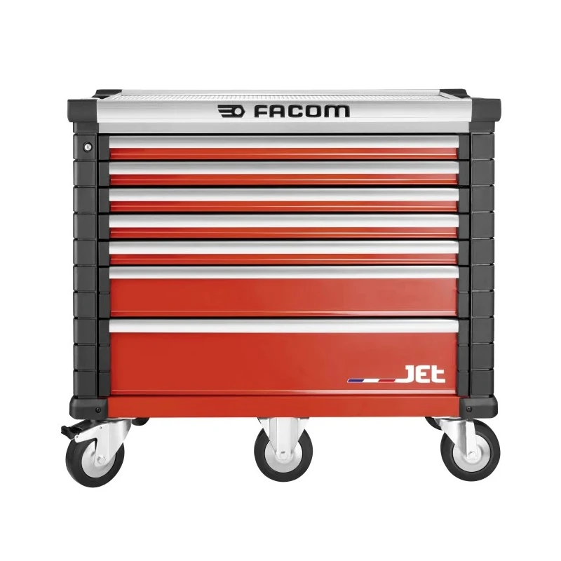 Facom 7 Drawer Wheeled Roller Cabinet Tool Chest 1.19m Length 575mm Width 1.04m Height JET.7M5APF