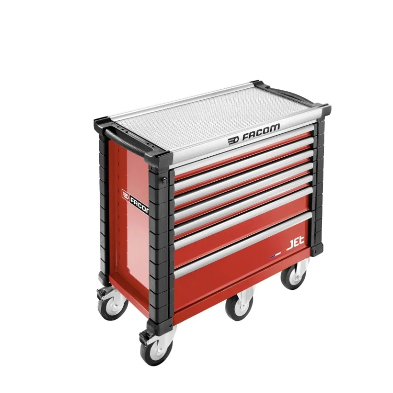 Facom 7 Drawer Wheeled Roller Cabinet Tool Chest 1.19m Length 575mm Width 1.04m Height JET.7M5APF