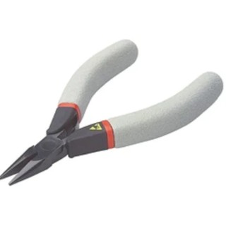 Facom ESD Safe Round Nose Plier, Short Flat Nose Cutter, 120mm Overall Length, 26mm Jaw 432.E