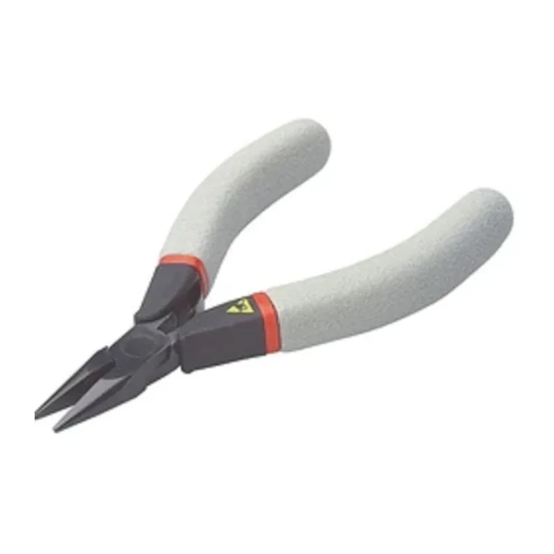 Facom ESD Safe Round Nose Plier, Short Flat Nose Cutter, 120mm Overall Length, 26mm Jaw 432.E