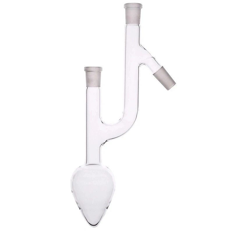  Flasks Pear Shaped Vigreux Claisen Type for lab image-2