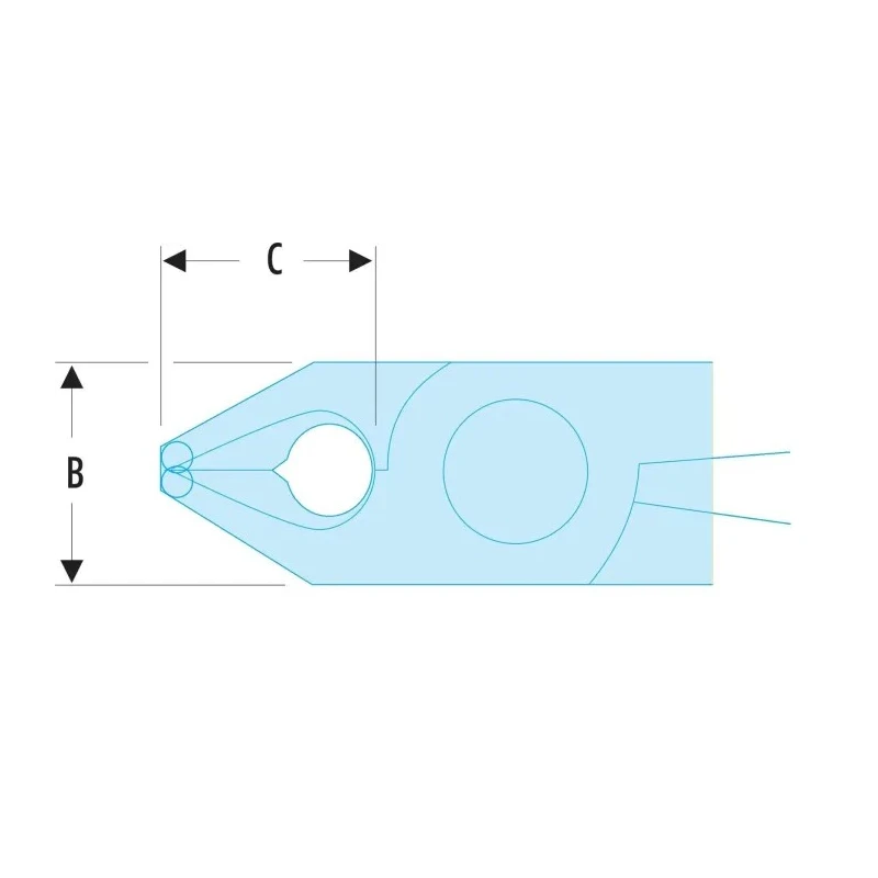 Facom 110mm End Nipper Bi-Metal Handle ISO 9654 Italy 429.E