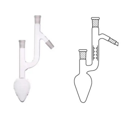 Flasks Claisen Pear Shaped for lab image-1