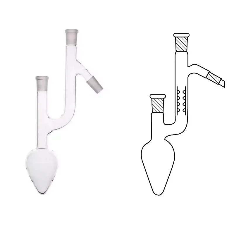 Flasks Claisen Pear Shaped for lab image-1