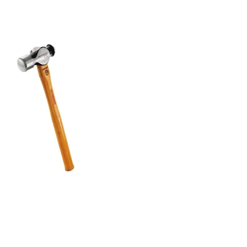 Facom Steel Head Ball-Pein Hammer with Hickory Wood Handle, 1.1kg Head Weight, 394mm Length 202H.2