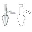 Flasks Distillation Pear Shaped for lab image-1