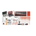 Facom 120 Piece Electro-Mechanical Kit Tool Kit CM.EM41A, 120 Pieces, Tweezer and Plier Set, Box Storage, 6.83 Kg, France