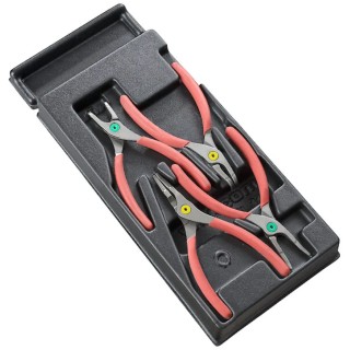 Facom Polystyrene Rectangular Tool Tray, Width 175mm, Length 418mm, Height 40mm PL.332A