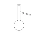  Flasks Distillation With Side Tube At Angle for lab image-2