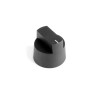 Bulgin Black Thermoplastic Rotary Switch Knob Shaft Size 6.4mm Length 22.6mm KX0608