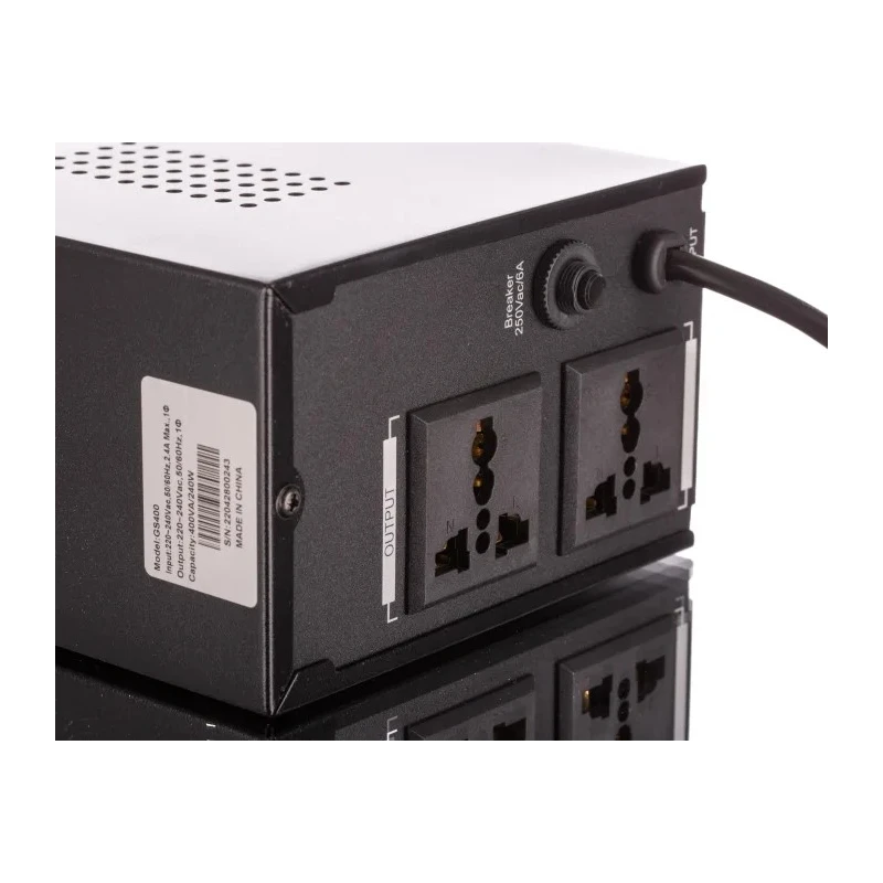 RS PRO Offline Uninterruptible Power Supply 140V AC, 300V AC Input, 400 VA, 240W Stand Alone 235-5106
