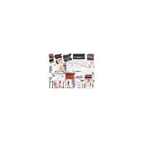 Facom 333 Piece Mechanical Tool Kit with 7-Drawer Roller Cabinet and Chest JET7.M150A