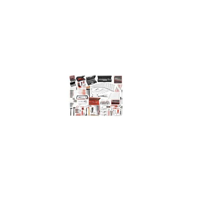 Facom 333 Piece Mechanical Tool Kit with 7-Drawer Roller Cabinet and Chest JET7.M150A