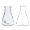 Flasks Erlenmeyer'S Conical Approx. Graduation Narrow Mouth