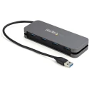 StarTech.com 4 Port USB 3.0 USB Hub USB Bus Powered Compact 135mm x 50mm x 20mm HB30AM4AB