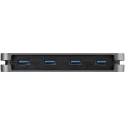 StarTech.com 4 Port USB 3.0 USB Hub USB Bus Powered Compact 135mm x 50mm x 20mm HB30AM4AB