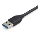 StarTech.com 4 Port USB 3.0 USB Hub USB Bus Powered Compact 135mm x 50mm x 20mm HB30AM4AB