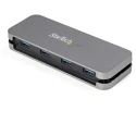 StarTech.com 4 Port USB 3.0 USB Hub USB Bus Powered Compact 135mm x 50mm x 20mm HB30AM4AB
