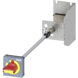 Siemens Red, Yellow Rotary Handle 521 mm SIRIUS Series 3RV2926-3C