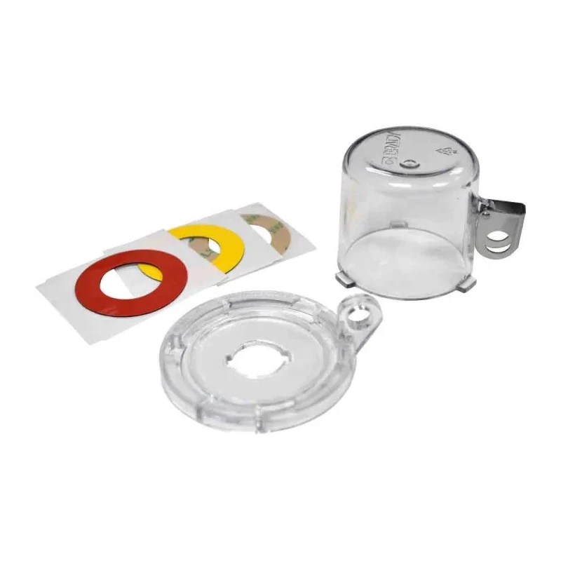 Brady Transparent 1-Lock Lockout Polycarbonate Push-button & Rotary Switch Lockouts 7 16MM CLEAR PUSH BUTTON LO W/ STD COVER