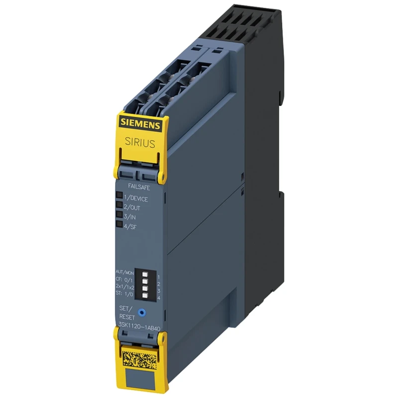 Siemens 24V dc Safety Relay 1 Safety Contacts Surface Mount, Power Consumption 2W, IP20 Protection 3SK1120-1AB40