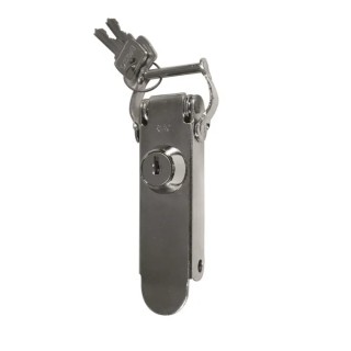 Savigny Steel Lockable Toggle Latch Zinc Plated 126 mm Length 46.5 mm Width 19.5 mm Depth 40082 JZI