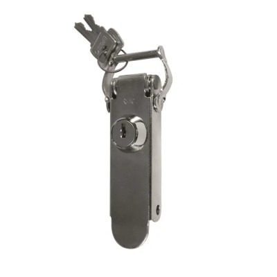 Savigny Steel Lockable Toggle Latch Zinc Plated 126 mm Length 46.5 mm Width 19.5 mm Depth 40082 JZI