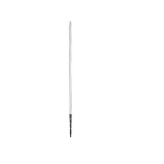 Vikan Grey Chrome Plated Brass Fibreglass Polypropylene Telescopic Mop Handle 1.88 m 2977Q