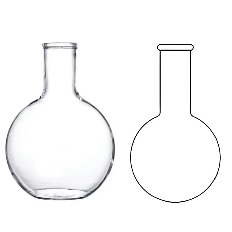 Flasks Boiling Flat Bottom for lab image-1