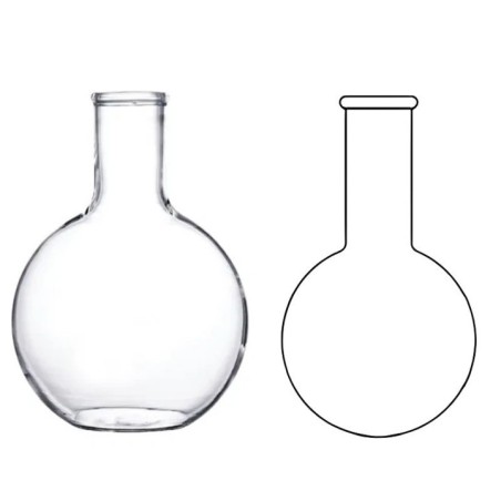 Flasks Boiling Flat Bottom for lab image-1