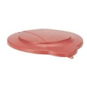 Vikan 12L Polypropylene Red Bucket Lid with Metal Detectable Additive 365x310x40mm 56954
